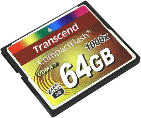 Карта памяти Transcend Compact Flash TS64GCF1000 64GB