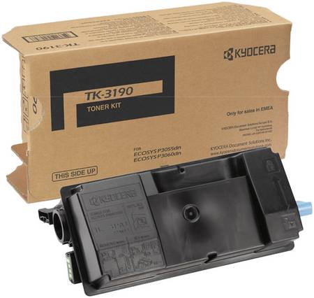 Картридж для лазерного принтера Kyocera TK-3190, черный, оригинал 965844467154163