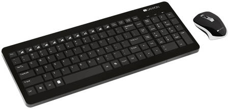 Комплект клавиатура и мышь Canyon CNS-HSETW3-RU Черный 965844467154314