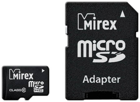 Карта памяти Mirex Micro SDHC 13613-ADTMSD04 4GB 13613-AD10SD04 965844467154473