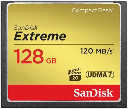 Карта памяти SanDisk Extreme Compact Flash SDCFXSB-128G-G46 128GB