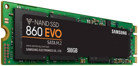 SSD накопитель Samsung 860 EVO M.2 2280 1 ТБ (MZ-N6E1T0BW)