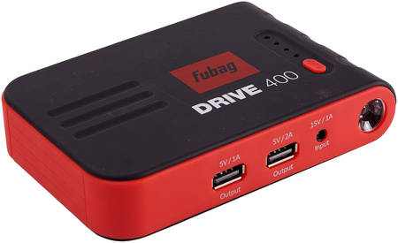 Fubag Пусковое устройство DRIVE 400 (ток запуска 400А_емкость аккумулятора 10000 мАч)