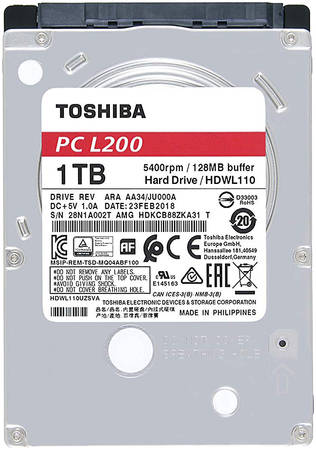 Жесткий диск Toshiba L200 1ТБ (HDWL110UZSVA) 965844467313531