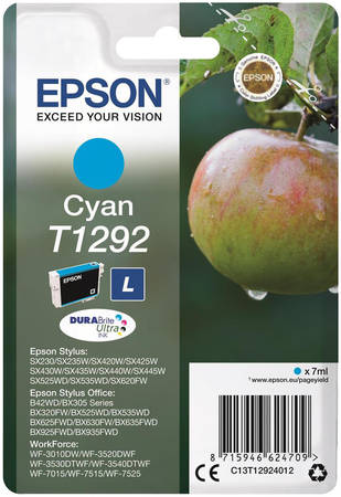 Картридж для струйного принтера Epson T1292 (C13T12924012) , оригинал