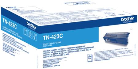 Картридж для лазерного принтера Brother TN-423C, голубой, оригинал 965844467314033