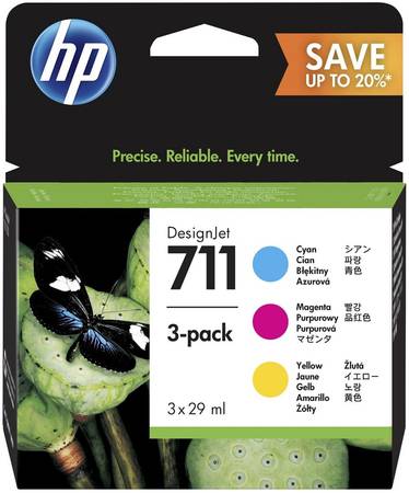Картридж для струйного принтера HP 711 (P2V32A) Color