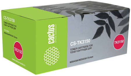 Тонер-картридж для лазерного принтера CACTUS CS-TK3150 черный, совместимый 965844467314214