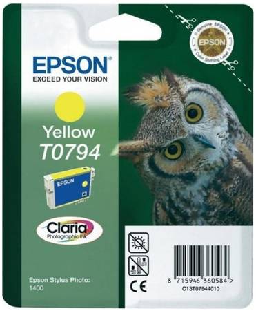 Картридж для струйного принтера Epson T0794 (C13T07944010) , оригинал