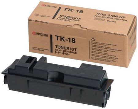 Картридж для лазерного принтера Kyocera TK-18, черный, оригинал 965844467314403