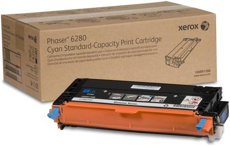 Картридж для лазерного принтера Xerox 106R01400, голубой, оригинал 965844467314420
