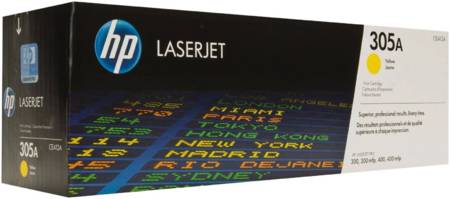 Картридж для лазерного принтера HP 305A (CE412A) , оригинал