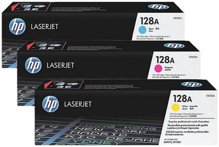 Картридж для лазерного принтера HP 128A (CF371AM) цветной, оригинал 965844467314450