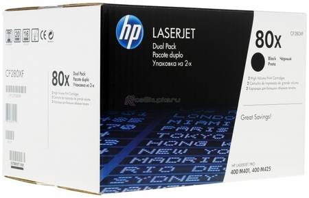 Картридж для лазерного принтера HP 80XD (CF280XD) , оригинал