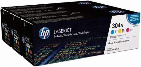Картридж для лазерного принтера HP 304A (CF372AM) цветной, оригинал 965844467314459