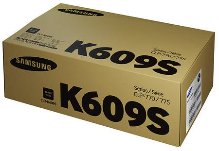 Картридж для лазерного принтера Samsung CLT-K609S, черный, оригинал 965844467314630