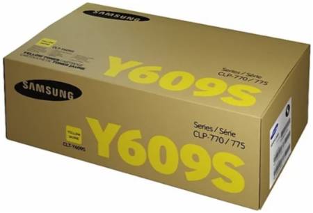 Картридж для лазерного принтера Samsung CLT-Y609S, желтый, оригинал 965844467314631