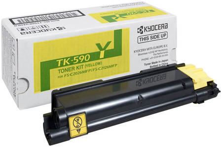 Картридж для лазерного принтера Kyocera TK-590Y, оригинал