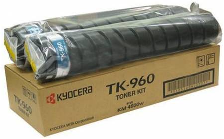 Картридж для лазерного принтера Kyocera TK-960, черный, оригинал 965844467314663