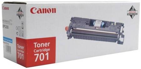 Картридж для лазерного принтера Canon 701C голубой, оригинал 965844467314690