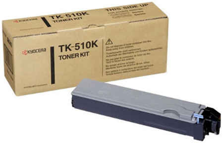 Картридж для лазерного принтера Kyocera TK-510K, черный, оригинал 965844467314812