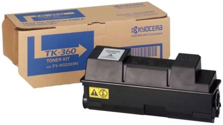 Картридж для лазерного принтера Kyocera TK-360, черный, оригинал 965844467314814