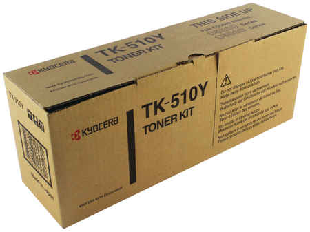 Картридж для лазерного принтера Kyocera TK-510Y, желтый, оригинал 965844467314819