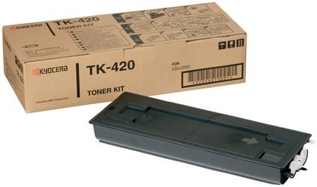 Картридж для лазерного принтера Kyocera TK-420, черный, оригинал 965844467314859