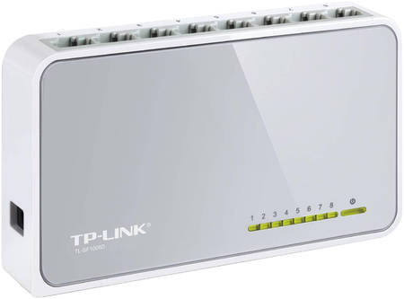 Коммутатор TP-Link TL-SF1008D White/Silver 965844467319577