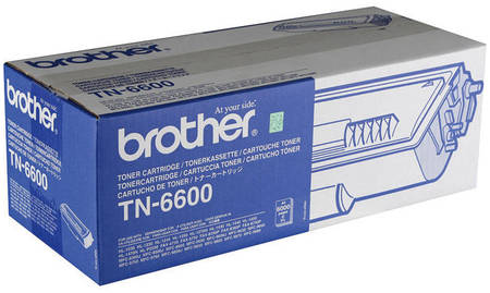 Картридж для лазерного принтера Brother TN-6600, черный, оригинал 965844467325355