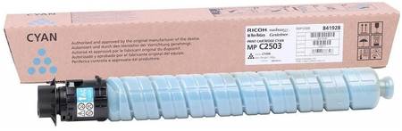 Картридж для лазерного принтера Ricoh MP C2503H, голубой, оригинал 841928 965844467325370