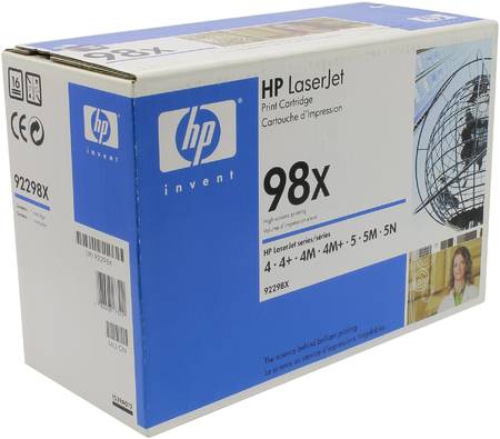 Картридж для лазерного принтера HP 98X (92298X) черный, оригинал 965844467325530