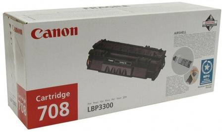 Картридж для лазерного принтера Canon Canon 708 черный, оригинал 708Bk 965844467325548