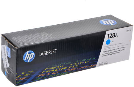 Картридж для лазерного принтера HP 128A (CE321A) голубой, оригинал 965844467325574