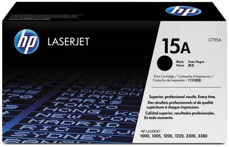 Картридж для лазерного принтера HP 15A (C7115A) черный, оригинал 965844467325584