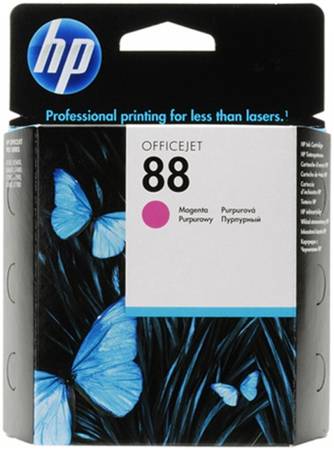 Картридж для струйного принтера HP 88 (C9387AE) пурпурный, оригинал 965844467325589