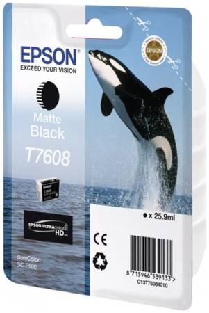 Картридж для струйного принтера Epson C13T76084010 Black 965844467325949