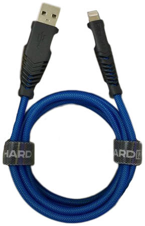 Кабель Hardiz hrd505102 Lightning 1.2 м Blue MFI 1,2м Blue