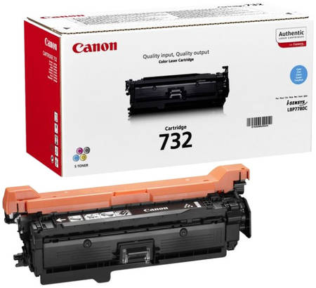 Картридж для лазерного принтера Canon 732C голубой, оригинал 965844467344475