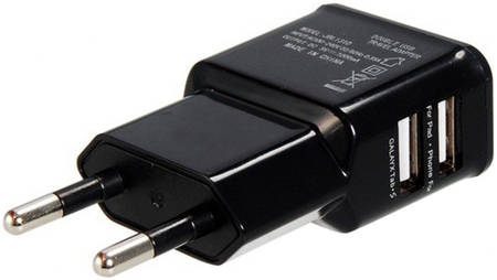 Сетевое зарядное устройство Orient PU-2402, 2 USB, 2,1 A, black 965844467345360