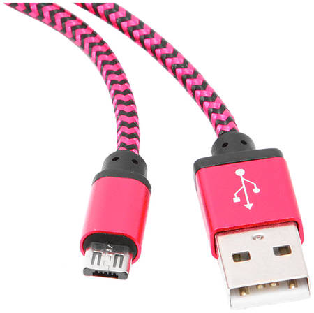 Кабель Gembird ″Cablexpert CC-mUSB2pe″ USB2,0 USB A-microB, фиолетовый (1,0м)