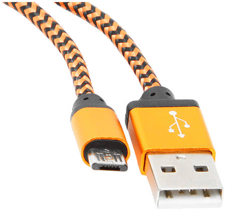 Кабель Gembird ″Cablexpert CC-mUSB2oe″ USB2,0 USB A-microB, оранжевый (1,0м) 965844467345542