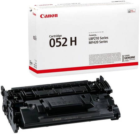 Картридж для лазерного принтера Canon 052Bk черный, оригинал 965844467348014
