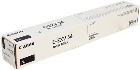 Тонер для лазерного принтера Canon C-EXV54Bk черный, оригинал 965844467348073