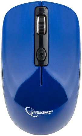 Беспроводная мышь Gembird MUSW-400-B Blue/Black 965844467348975