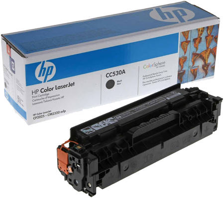Картридж для лазерного принтера HP 304A (CC530A) черный, оригинал 965844467384488