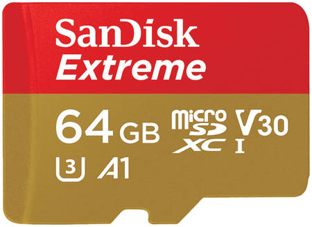 Карта памяти SanDisk SDXC Extreme SDSQXA2-064G-GN6MA 64GB