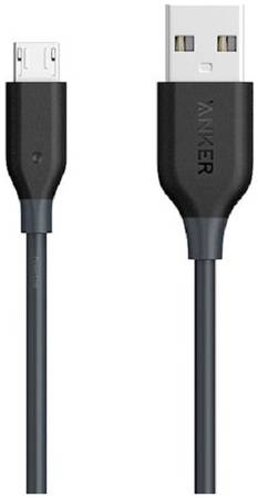 Кабель Anker powerline microUSB 3м Black Powerline Micro USB 965844467528781