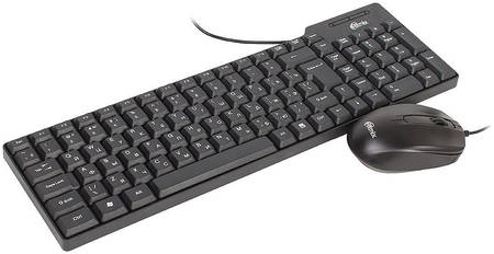 Комплект проводной клавиатура и мышь Ritmix RKC-010 Black 965844467533942