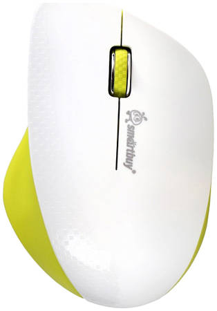 Беспроводная мышь SmartBuy 309AG White/Yellow (SBM-309AG-WL) 965844467544242